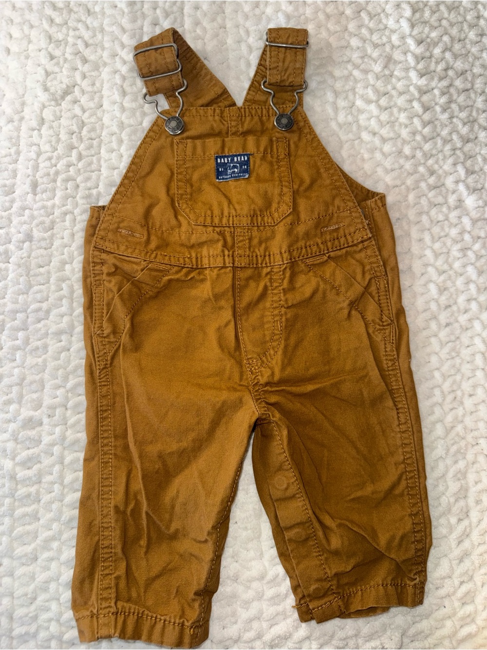 Carter's Mustard Brown Toddler Overalls